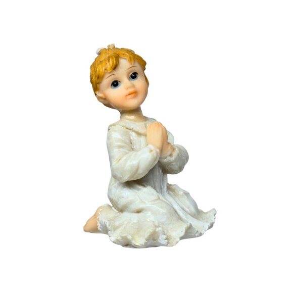 Vintage Praying Girl Ceramic Figurine - Picture 3 of 4